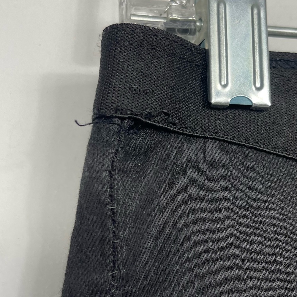 Helmut Lang Black Coated Cotton Blend Skinny Leg Jegging Jeans Pull On Pants 27 - Picture 16 of 16